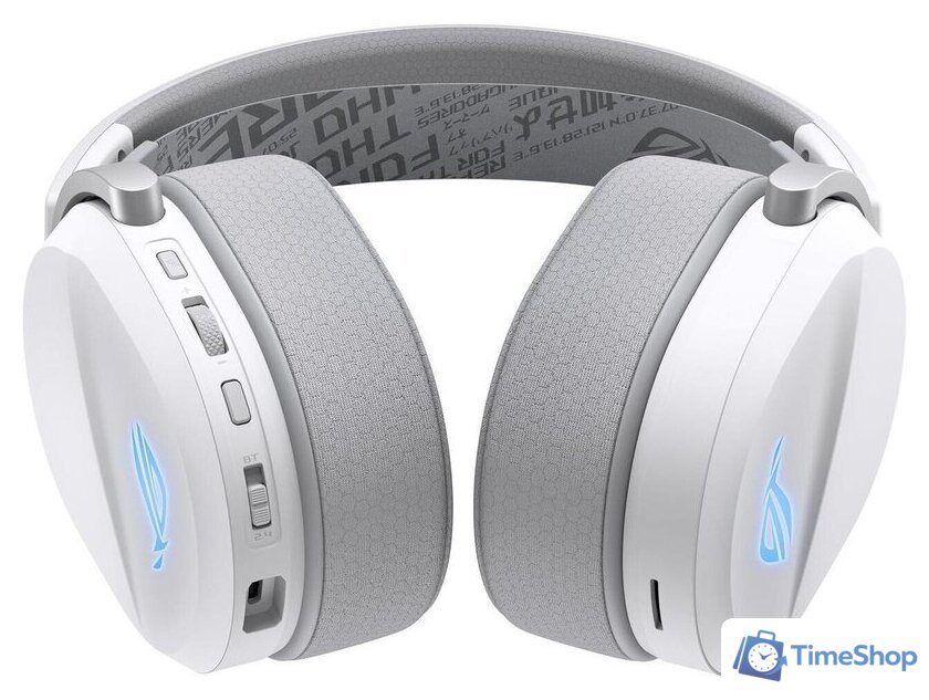 Наушники ASUS ROG Pelta Moonlight White - Изображение №2 — Интернет-магазин Time-Shop