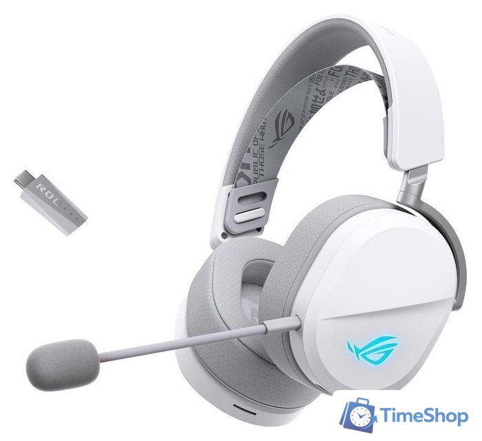 Наушники ASUS ROG Pelta Moonlight White - Изображение №1 — Интернет-магазин Time-Shop