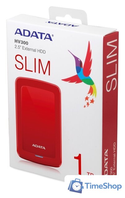 Внешний накопитель ADATA HV300 AHV300-2TU31-CRD 2TB (красный) - Изображение №6 — Интернет-магазин Time-Shop