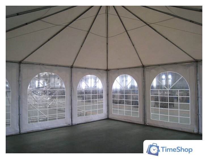 Тент-шатер Sundays Lodge 7x7-2.3 м (белый) - Изображение №9 — Интернет-магазин Time-Shop