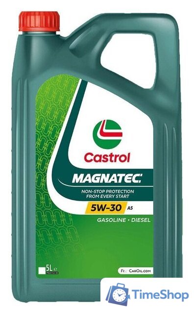 Моторное масло Castrol Magnatec A5 5W-30 5л 15F909 - Изображение №1 — Интернет-магазин Time-Shop