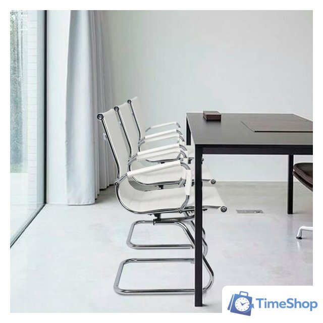 Офисный стул AksHome Dune (экокожа, белый) - Изображение №9 — Интернет-магазин Time-Shop