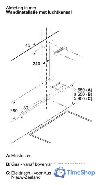 Кухонная вытяжка Bosch Serie 4 DWB95CC60 - Изображение №10 — Интернет-магазин Time-Shop