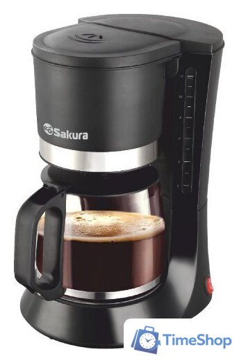 Капельная кофеварка Sakura SA-6117BK - Изображение №1 — Интернет-магазин Time-Shop