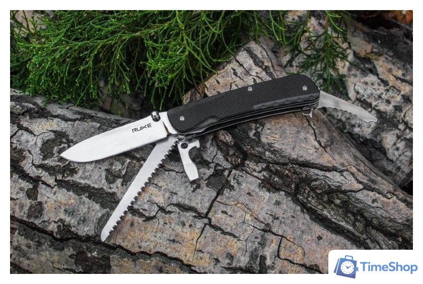 Складной нож Ruike Trekker LD32-B (черный) - Изображение №5 — Интернет-магазин Time-Shop