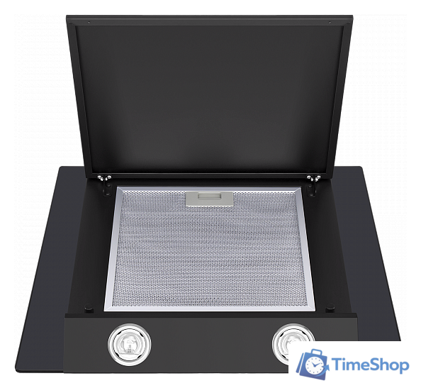 Кухонная вытяжка MAUNFELD Gloria 60 (черный/черное стекло) - Изображение №4 — Интернет-магазин Time-Shop