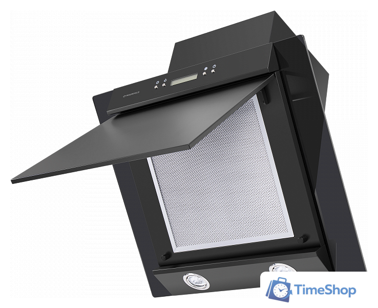 Кухонная вытяжка MAUNFELD Gloria 60 (черный/черное стекло) - Изображение №11 — Интернет-магазин Time-Shop