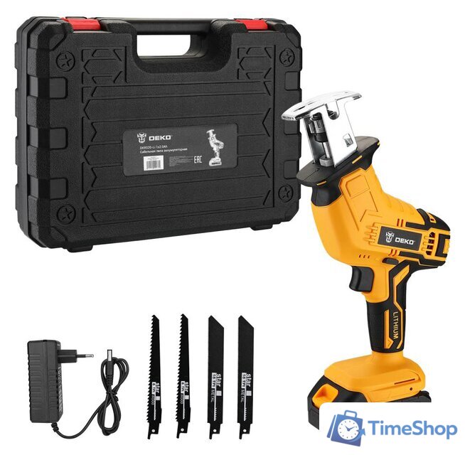 Сабельная пила Deko DKRS20-Li 063-4310 (с 1-им АКБ) - Изображение №1 — Интернет-магазин Time-Shop