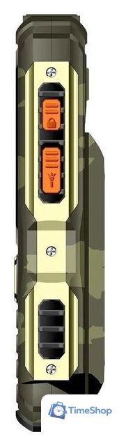 Кнопочный телефон BQ BQ-2410L Tank Power 4G (золотистый камуфляж) - Изображение №6 — Интернет-магазин Time-Shop