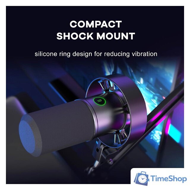 Проводной микрофон FIFINE K688 (черный) - Изображение №4 — Интернет-магазин Time-Shop