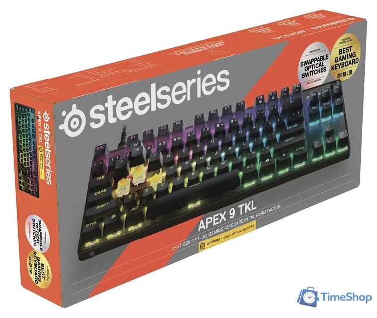 Клавиатура SteelSeries Apex 9 TKL (нет кириллицы) - Изображение №5 — Интернет-магазин Time-Shop