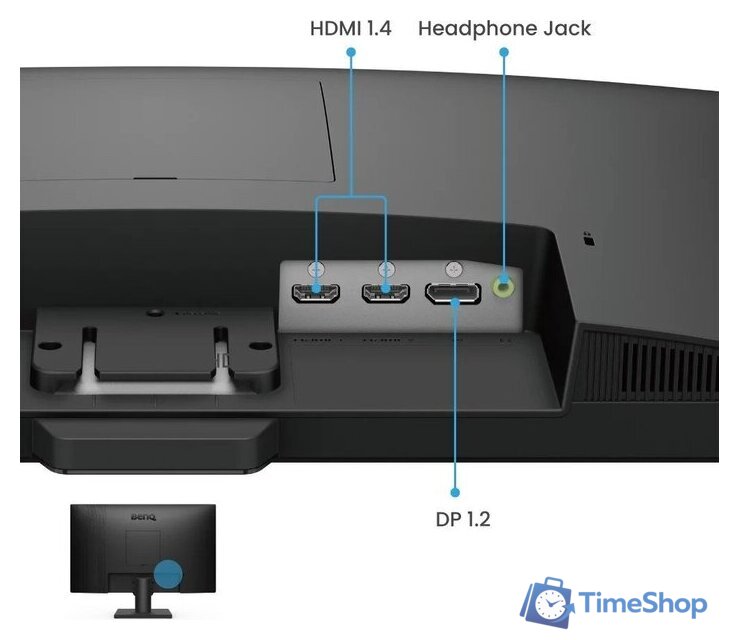 Монитор BenQ Eye-Care GW2490 - Изображение №6 — Интернет-магазин Time-Shop