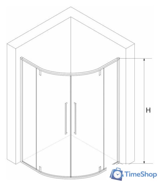 Душевой уголок RGW SV-53 90х90 - Изображение №7 — Интернет-магазин Time-Shop