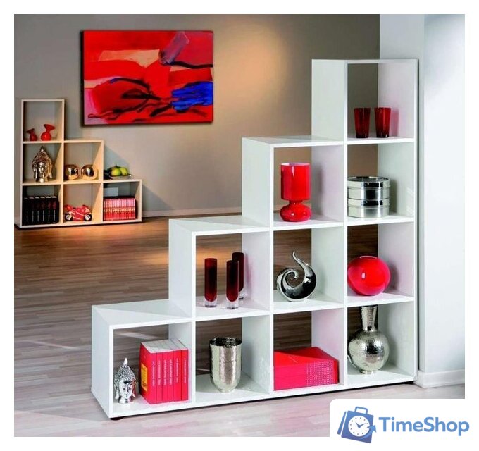Стеллаж Halmar Caboto (белый) - Изображение №3 — Интернет-магазин Time-Shop