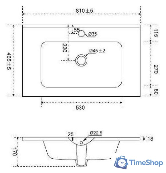  AM.PM Тумба под умывальник Sense M7B-FUX0802WG-WCC0802WG - Изображение №11 — Интернет-магазин Time-Shop