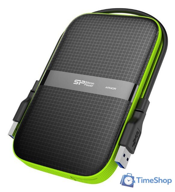 Внешний накопитель Silicon-Power Armor A60 2TB SP020TBPHDA60S3K - Изображение №1 — Интернет-магазин Time-Shop
