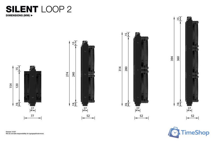 Система жидкостного охлаждения для процессора be quiet! Silent Loop 2 360mm BW012 - Изображение №7 — Интернет-магазин Time-Shop