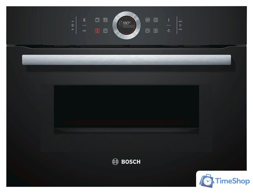 Электрический духовой шкаф Bosch CMG633BB1 - Изображение №1 — Интернет-магазин Time-Shop