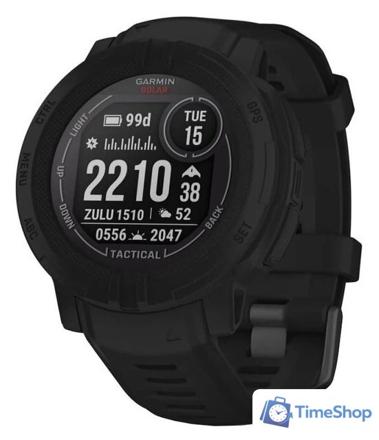 Умные часы Garmin Instinct 2 Solar Tactical Edition (черный) - Изображение №1 — Интернет-магазин Time-Shop