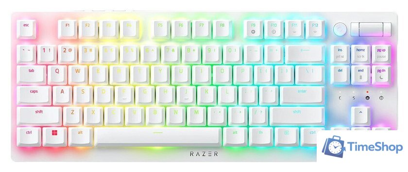 Клавиатура Razer DeathStalker V2 Pro TKL (белый, Razer Low Profile Optical Red, нет кириллицы) - Изображение №1 — Интернет-магазин Time-Shop