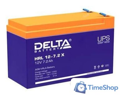 Аккумулятор для ИБП Delta HRL 12-7.2 X (12В/7.2 А·ч) - Изображение №1 — Интернет-магазин Time-Shop