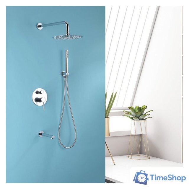 Душевая система  Abber Emotion AF8817 (хром) - Изображение №2 — Интернет-магазин Time-Shop