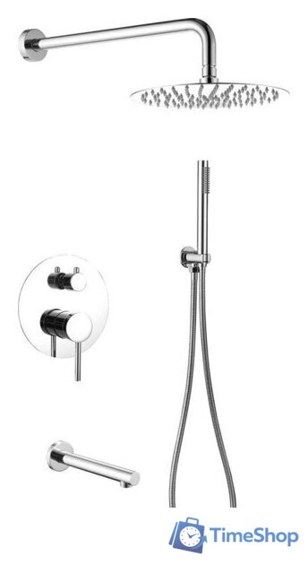 Душевая система  Abber Emotion AF8817 (хром) - Изображение №1 — Интернет-магазин Time-Shop