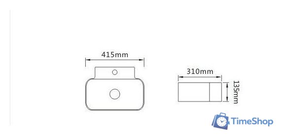 Умывальник SantiLine SL-2002 - Изображение №2 — Интернет-магазин Time-Shop