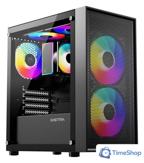 Корпус XASTRA A305M 3FRGB (черный) - Изображение №1 — Интернет-магазин Time-Shop