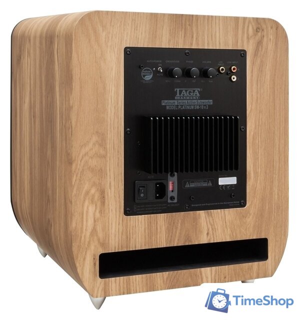 Проводной сабвуфер Taga Harmony Platinum SW-10 V.3 (дуб) - Изображение №3 — Интернет-магазин Time-Shop