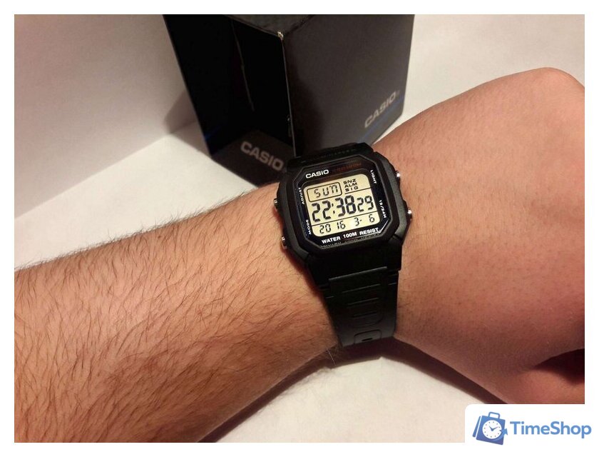 Наручные часы Casio W-800H-1AVES - Изображение №4 — Интернет-магазин Time-Shop