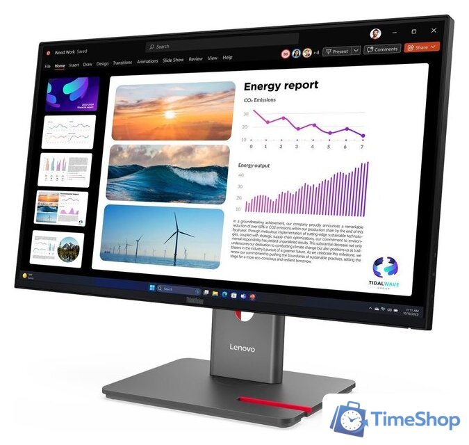 Монитор Lenovo ThinkVision P24Q-40 64B2GAT1UK - Изображение №4 — Интернет-магазин Time-Shop
