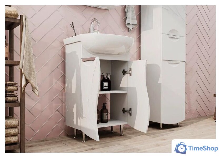  Volna Тумба Adel 50.2D с умывальником Ладога - Изображение №3 — Интернет-магазин Time-Shop
