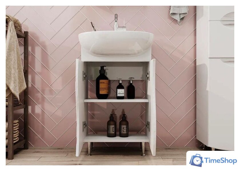  Volna Тумба Adel 50.2D с умывальником Ладога - Изображение №4 — Интернет-магазин Time-Shop