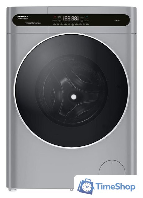 Стирально-сушильная машина Kraft TCH-HDD8528SGR - Изображение №1 — Интернет-магазин Time-Shop
