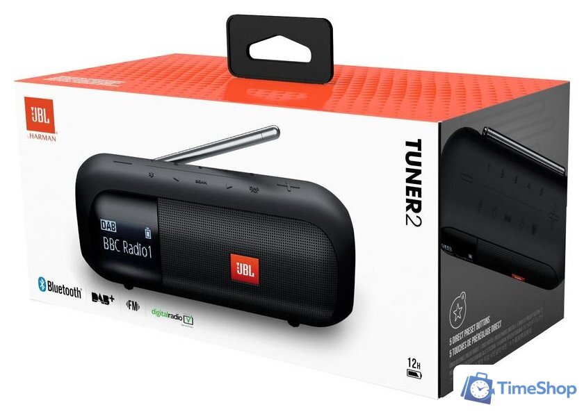 Радиоприемник JBL Tuner 2 (черный) - Изображение №9 — Интернет-магазин Time-Shop