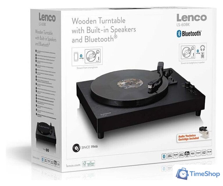 Виниловый проигрыватель Lenco LS-60BK - Изображение №12 — Интернет-магазин Time-Shop
