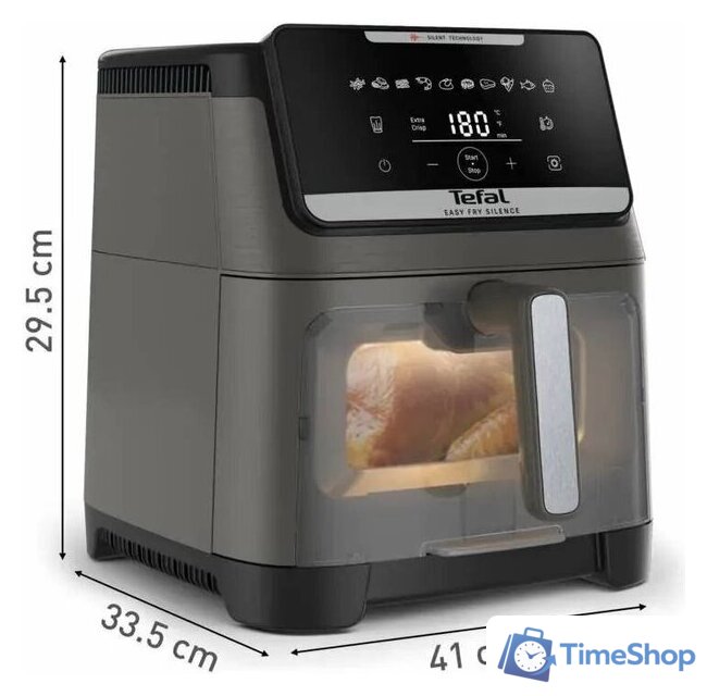Аэрогриль (аэрофритюрница) Tefal Easy Fry Silence EY846HE0 - Изображение №3 — Интернет-магазин Time-Shop