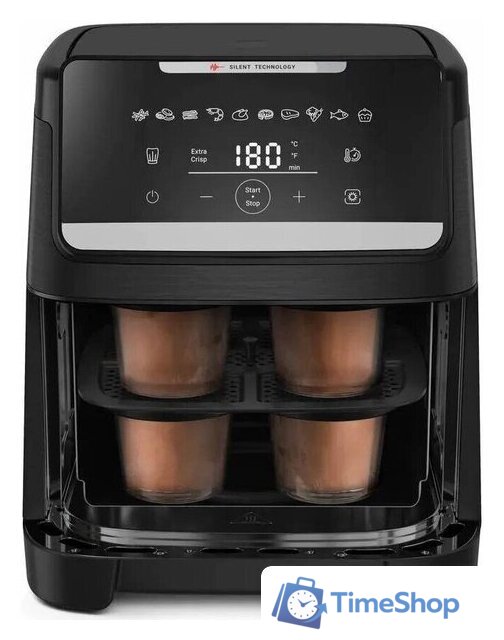 Аэрогриль (аэрофритюрница) Tefal Easy Fry Silence EY846HE0 - Изображение №4 — Интернет-магазин Time-Shop