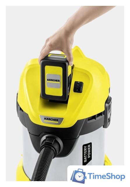 Пылесос Karcher WD 3 Battery Premium 1.629-950.0 - Изображение №4 — Интернет-магазин Time-Shop