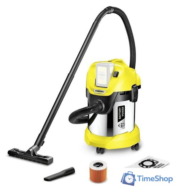 Пылесос Karcher WD 3 Battery Premium 1.629-950.0 - Изображение №1 — Интернет-магазин Time-Shop