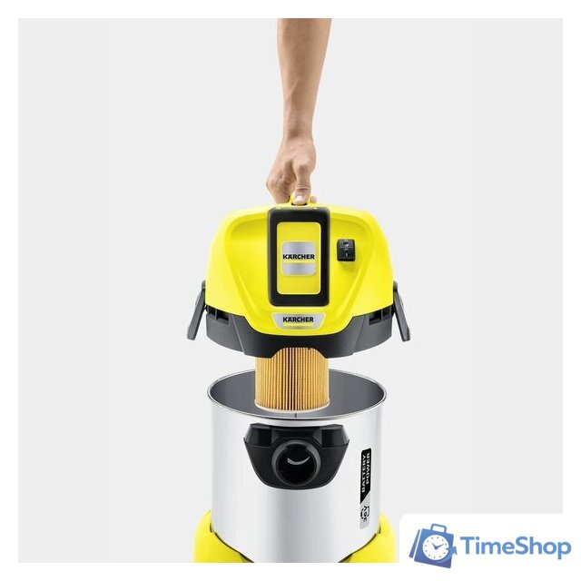 Пылесос Karcher WD 3 Battery Premium 1.629-950.0 - Изображение №3 — Интернет-магазин Time-Shop