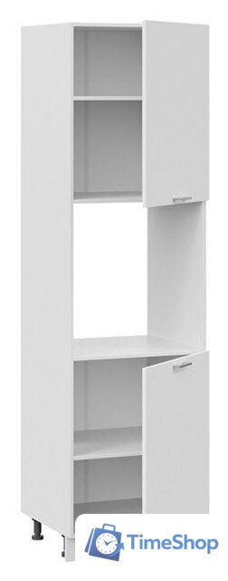 Шкаф напольный Трия Габриэлла 1П6 (белый/сноу) - Изображение №2 — Интернет-магазин Time-Shop