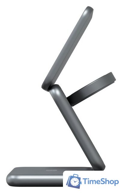 Беспроводное зарядное Magssory Fold Pro 3 в 1 WCH063 (темно-серый) - Изображение №4 — Интернет-магазин Time-Shop