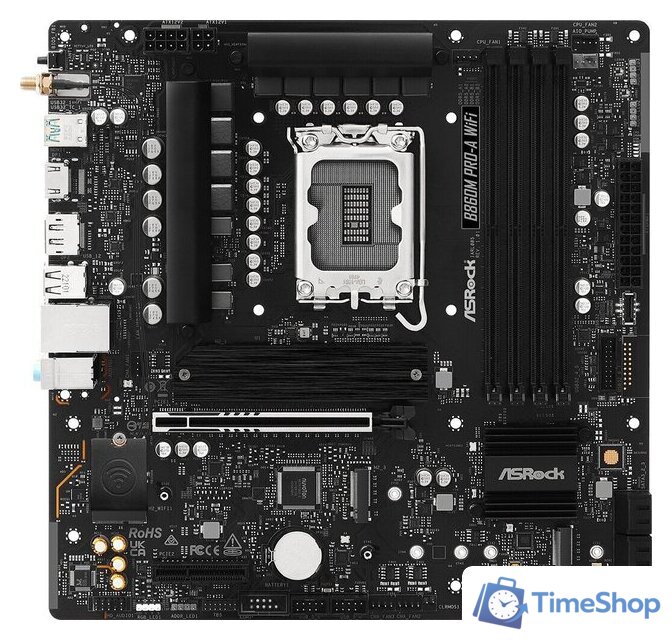 Материнская плата ASRock B860M Pro-A WiFi - Изображение №2 — Интернет-магазин Time-Shop