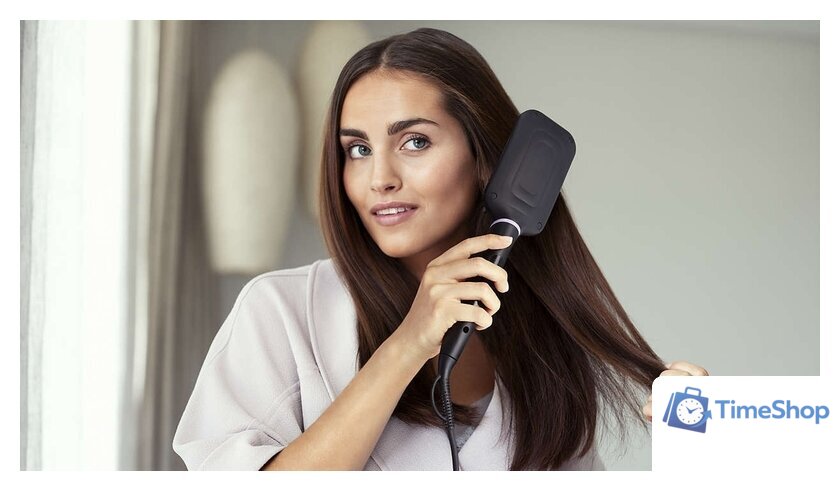 Щетка-выпрямитель Philips BHH880/00 - Изображение №10 — Интернет-магазин Time-Shop
