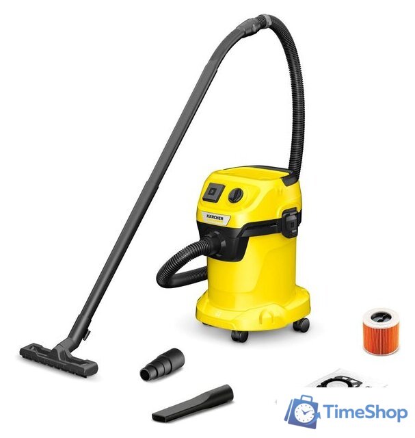 Пылесос Karcher WD 3 P V 1.628-170.0 - Изображение №1 — Интернет-магазин Time-Shop