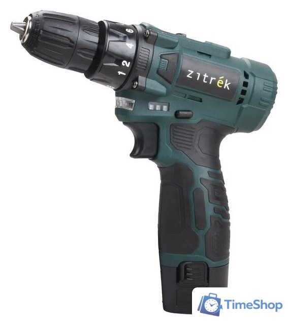Дрель-шуруповерт Zitrek Green 12V Plus 085-1014 (с 2-мя АКБ) - Изображение №3 — Интернет-магазин Time-Shop