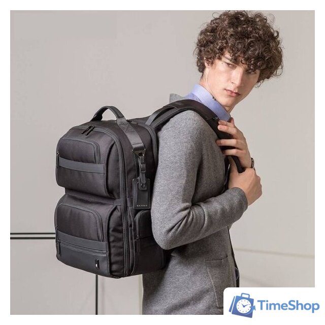 Городской рюкзак Bange BG62 (черный) - Изображение №7 — Интернет-магазин Time-Shop