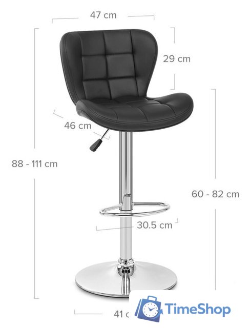 Стул Mio Tesoro Брумис BS-040 (черный) - Изображение №6 — Интернет-магазин Time-Shop